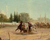 阿道夫 施赖尔 : A Horse Race In The Hippodrome